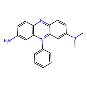 Phenazinium, 3-amino-7-(dimethylamino)-5-phenyl- structure