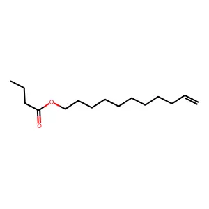 10-Undecenyl butyrate structure
