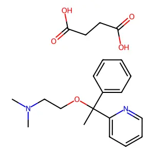 Doxylamine succinate structure