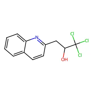 1,1,1-trichloro-3-(quinolin-2-yl)propan-2-ol structure