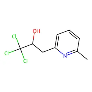 1,1,1-trichloro-3-(6-methyl-2-pyridinyl)propan-2-ol structure