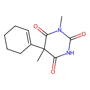 Hexobarbital structure