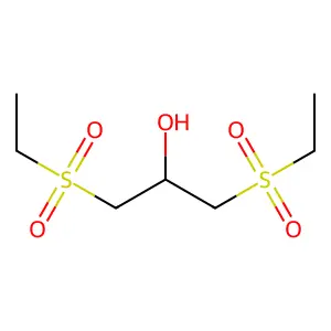 1,3-bis(ethylsulfonyl)propan-2-ol structure