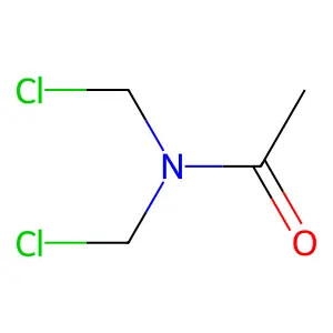 N,N-Bis(chloromethyl)acetamide structure