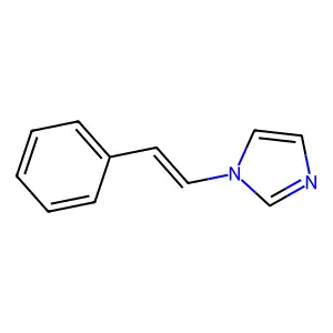 1-(2-phenylethenyl)imidazole structure