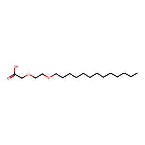 2-(2-tridecoxyethoxy)acetic acid structure