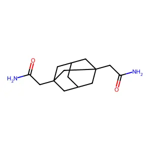 1,3-Adamantanediacetamide structure