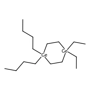 1,1-Dibutyl-4,4-diethyl-1,4-digerminane structure