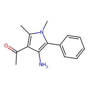 ETHANONE, 1-(4-AMINO-1,2-DIMETHYL-5-PHENYL-1H-PYRROL-3-YL)- structure
