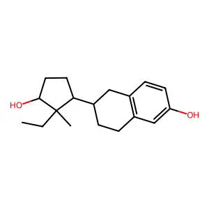 Compound C18H26O2 structure