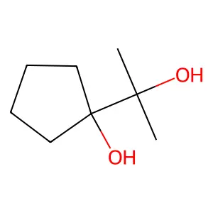 1-(2-hydroxypropan-2-yl)cyclopentanol structure