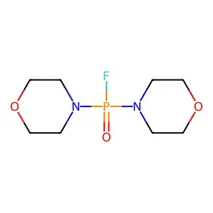 Phosphinic fluoride, dimorpholino- structure