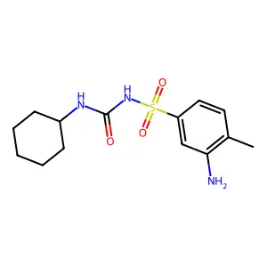 Metahexamide structure