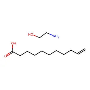 UNDECYLENIC ACID MONOETHANOLAMINE structure