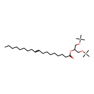 1,3-bis(trimethylsilyloxy)propan-2-yl octadec-9-enoate structure