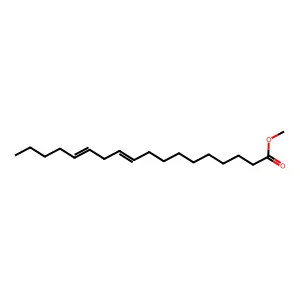10,13-Octadecadienoic acid methyl ester structure