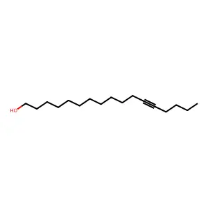12-Heptadecyn-1-ol structure