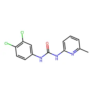 1-(3,4-dichlorophenyl)-3-(6-methylpyridin-2-yl)urea structure