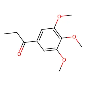 1-(3,4,5-trimethoxyphenyl)propan-1-one structure
