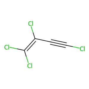 1,1,2,4-tetrachlorobut-1-en-3-yne structure