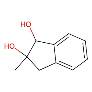 (1R,2S)-2-methyl-1,3-dihydroindene-1,2-diol structure