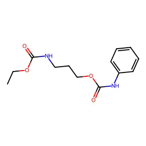 Ethyl (3-hydroxypropyl)carbamate carbanilate structure