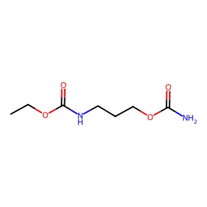 ethyl N-(3-carbamoyloxypropyl)carbamate structure