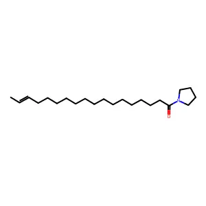 1-(16-Octadecenoyl)pyrrolidine structure