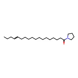 1-(14-Octadecenoyl)pyrrolidine structure
