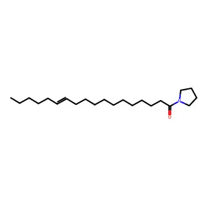 1-(12-Octadecenoyl)pyrrolidine structure