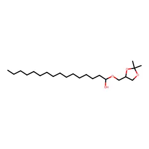 1-[(2,2-Dimethyl-1,3-dioxolan-4-yl)methoxy]-1-hexadecanol structure