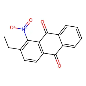 2-Ethyl-1-nitroanthraquinone structure