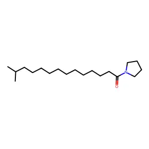 1-(13-Methyltetradecanoyl)pyrrolidine structure