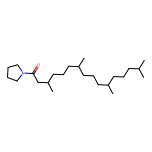 1-(3,7,11,15-Tetramethylhexadecanoyl)pyrrolidine structure
