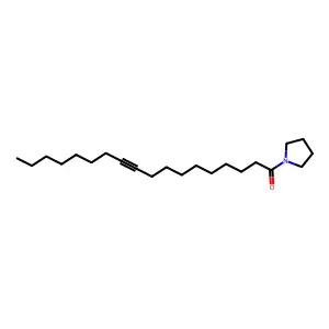 1-(10-Octadecynoyl)pyrrolidine structure