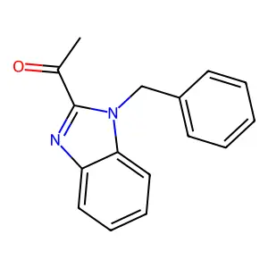1-(1-benzylbenzimidazol-2-yl)ethanone structure