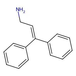 Diphenylpropenamine structure
