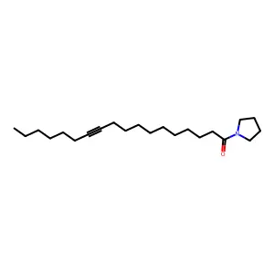 1-(11-Octadecynoyl)pyrrolidine structure