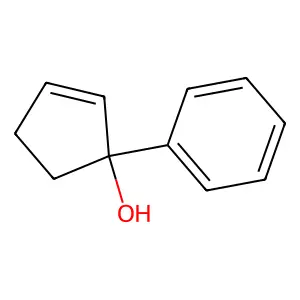 1-PHENYL-2-CYCLOPENTEN-1-OL structure