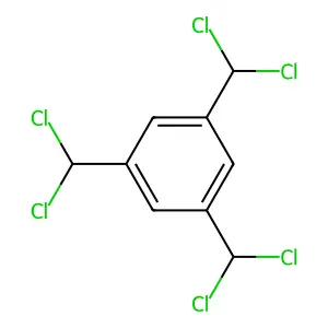 1,3,5-TRIS(DICHLOROMETHYL)BENZENE structure