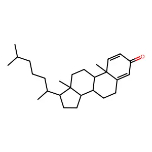 10,13-dimethyl-17-(6-methylheptan-2-yl)-6,7,8,9,11,12,14,15,16,17-decahydrocyclopenta[a]phenanthren-3-one structure