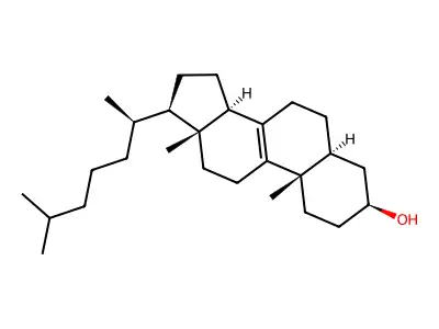 Zymostenol structure