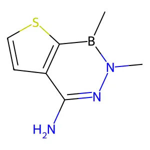 1,2-dimethylthieno[2,3-d]diazaborinin-4-amine structure