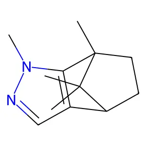 1,3,10,10-tetramethyl-3,4-diazatricyclo[5.2.1.02,6]deca-2(6),4-diene structure
