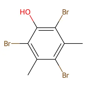 2,4,6-Tribromo-3,5-dimethylphenol structure