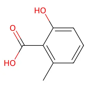 2-HYDROXY-6-METHYLBENZOIC ACID structure