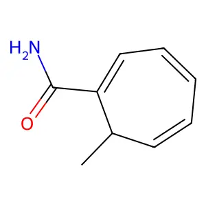 1,3,5-Cycloheptatriene-1-carboxamide, 7-methyl- structure