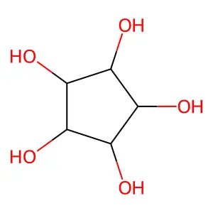 1,2,3,4,5-Cyclopentanepentol structure