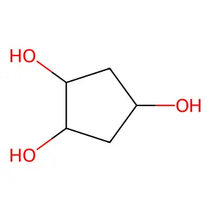 1,2,4-Cyclopentanetriol structure