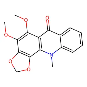 Melicopine structure